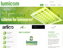 Tablet Screenshot of lumicom.co.uk