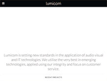 Tablet Screenshot of lumicom.com.au